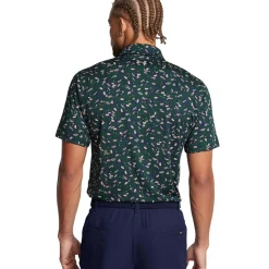 Under Armour Men's Playoff 3.0 Open Floral Printed Golf Polo Shirt