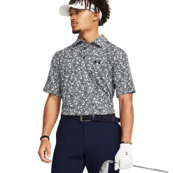 Under Armour Men's Playoff 3.0 Bear Botanic Printed Golf Polo Shirt