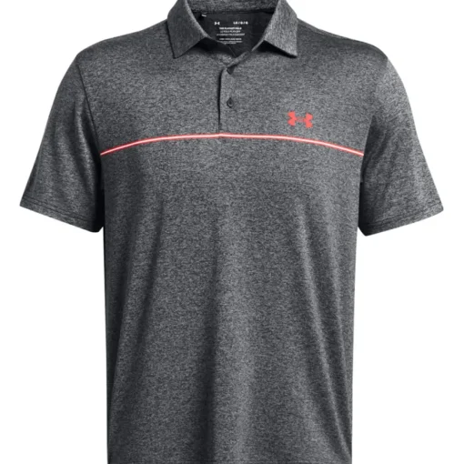 Under Armour Men's Playoff 3.0 Slice Stripe Printed Golf Polo Shirt