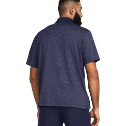 Under Armour Men's T2G Printed Plain Golf Polo Shirt