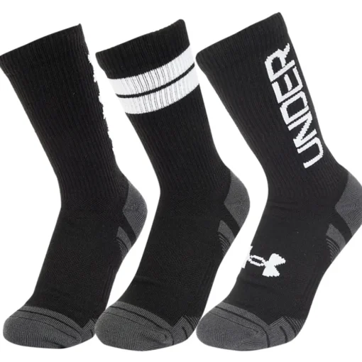 Under Armour Performance Tech Crew 3 Pair Pack Golf Socks