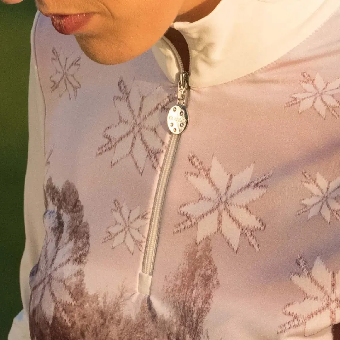 WINTER POWER PRINT TROYER (dry Ladies 108 32    WHT